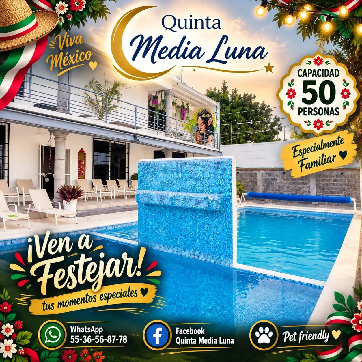 Alberca de Quinta Media Luna
